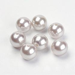Acrylic Pearl Round Beads For DIY Jewelry and Bracelets, Silver, 18mm, Hole: 2mm