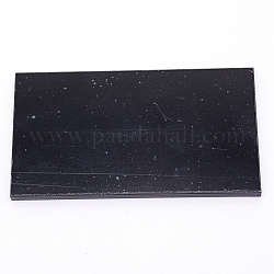Panneau acrylique rectangle, pour présentoir de table, noir, 90x50x4mm