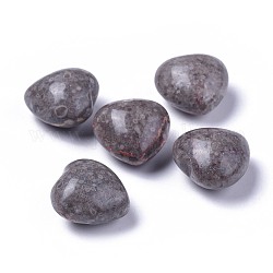 Maifanite naturelle / pierre maifan, coeur pierre d'amour, pierre de palme de poche pour équilibrer le reiki, 20x20x13~13.5mm