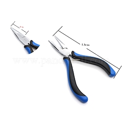 High-Carbon Steel Jewelry Pliers, Needle Nose Plier, Blue, 13cm