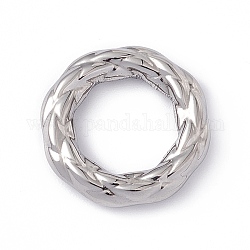 304 anelli di collegamento in acciaio inox, anello di torsione, colore acciaio inossidabile, 20x3.5mm, diametro interno: 11.7mm