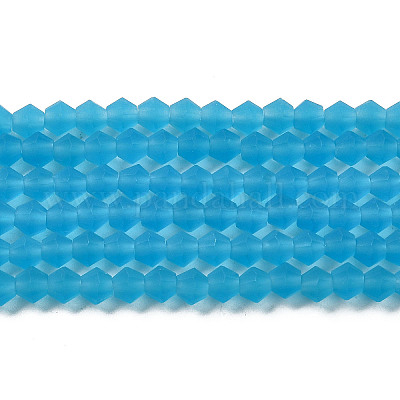 Имитировать нити бус из матового стекла из австрийского хрусталя GLAA-F029-TM3mm-B19-1