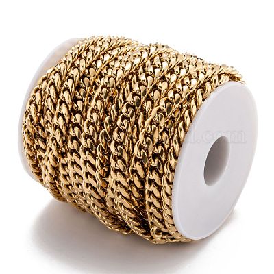 Кубинская звеньевая цепь из нержавеющей стали 304 STAS-B019-02B-G-1