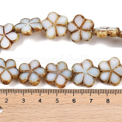 Чешские прессованные стеклянные бусины GLAA-I061-31A-1