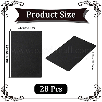 28шт пластиковые листы&nbsp;DIY-CP0013-25A-1