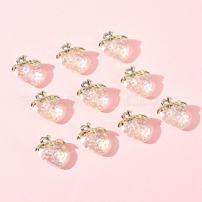 10шт прозрачные акриловые подвески MACR-FS0002-08A-1