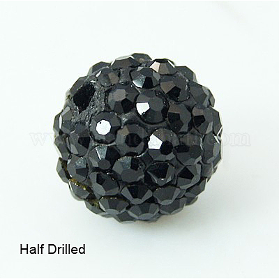 Perles de strass en argile polymère&nbsp;RB-H258-HD10mm-280-1
