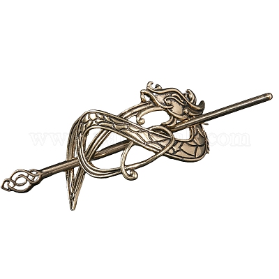 Тибетский стиль палочки сплава волос PW-WGAED14-01-1