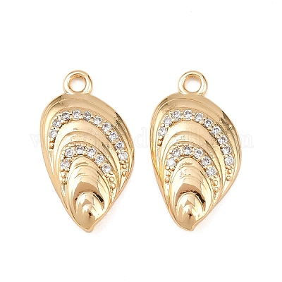 Латунные микро проложить кубического циркония подвески KK-K407-46D-G-1