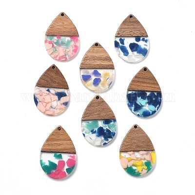 Подвески из смолы и ореха FIND-R051-15-1