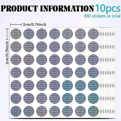 Водонепроницаемая самоклеящаяся лазерная наклейка для домашних животных STIC-WH0028-010-1