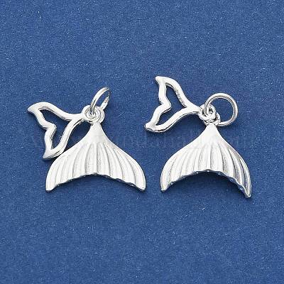 925 подвеска в виде хвоста кита из стерлингового серебра STER-P071-12S-1