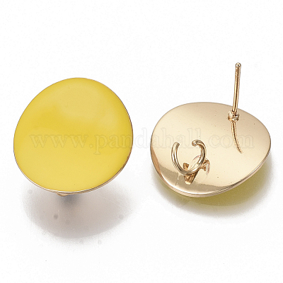 Серьги-гвоздики с позолотой IFIN-T014-01N-NR-1