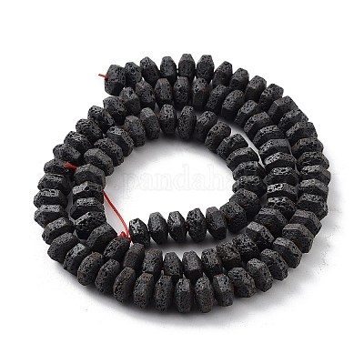 Бусы из натуральной лавы G-H303-C19-1