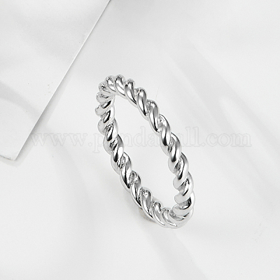 925 витое кольцо из стерлингового серебра AL3035-2-1