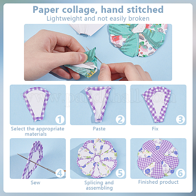 2 пакет бумажных шаблонов для квилтинга DIY-AR0003-94B-1