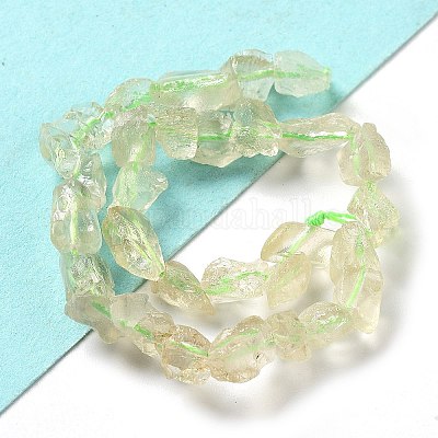 Необработанные грубые нити натуральных топазовых бусин G-P528-B02-01-1