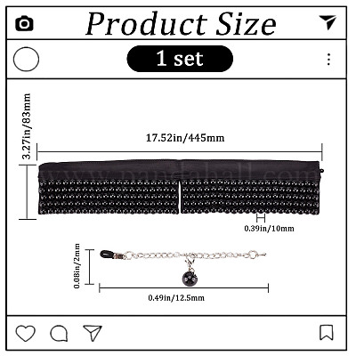 Съемный нагрудник из полиэстера FIND-WH0032-14B-1