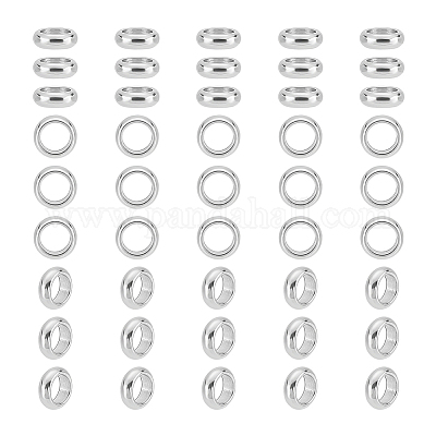 Shop UNICRAFTALE 100pcs 6mm Ring Spacer Beads Stainless Steel Loose Beads O  Pattern Large Hole Spacer Bead Smooth Surface Beads Finding for DIY  Bracelet Necklace Jewelry Making Craft for Jewelry Making 