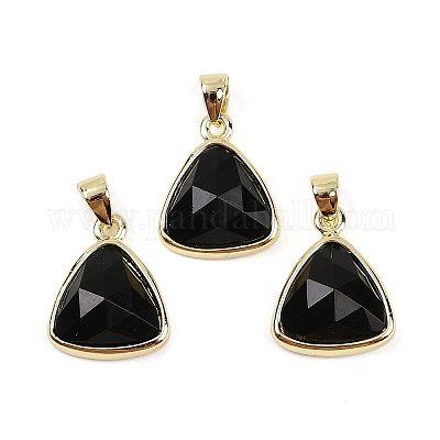 Природные подвески обсидиана G-O176L-16G-1