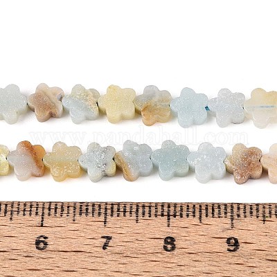 Натуральный цветок амазонитовые бусины пряди G-N257-24A-07-1