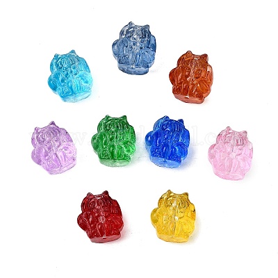 Стеклянные бусины GLAA-D303-01-1