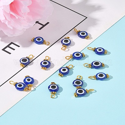 50 шт. подвески из смолы от сглаза PALLOY-FS00036-1