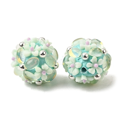 Ручной полимерной глины шариков Rhinestone FIND-NH0001-15B-1