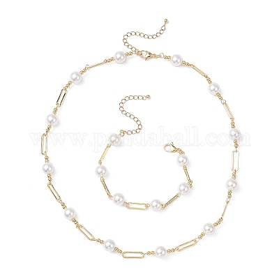 Комплекты ювелирных изделий из латуни SJEW-JS01347-1