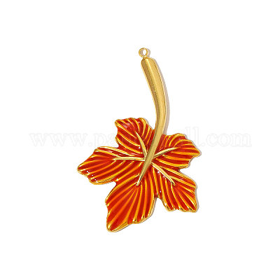 Подвески из эмалевой стали 304 осень STAS-OY005-13G-1