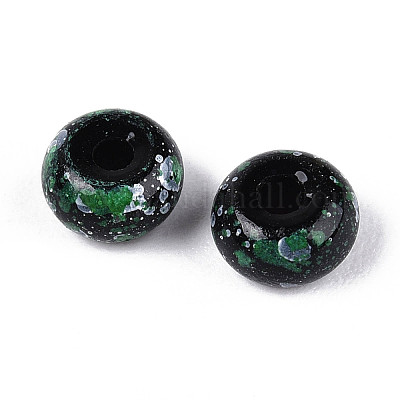 3/0 стеклянные бусины с краской для запекания GLAA-G118-02H-1