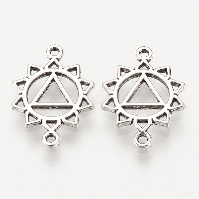 Соединители из сплава в тибетском стиле TIBEP-S315-30AS-RS-1