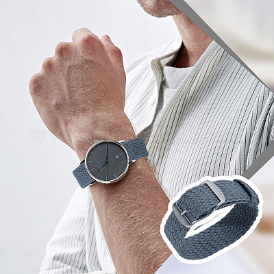 Нейлон часы полос AJEW-WH0596-226L-1