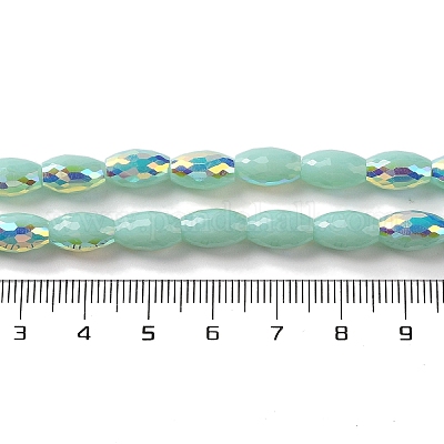 Нити бусин с цветным гальваническим покрытием ab EGLA-H104-03E-1