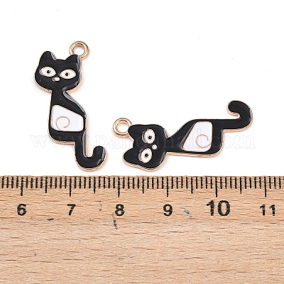 Подвески из эмали и сплава ENAM-K082-01C-KCG-1