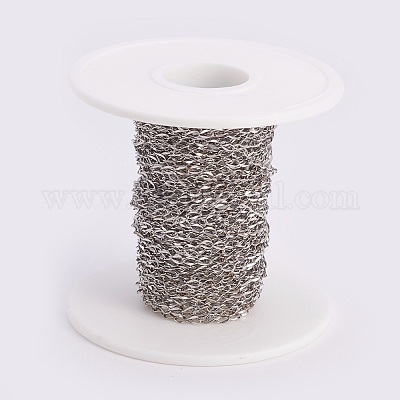 Устойчивые к потускнению витые цепи из нержавеющей стали 304 CHS-K008-15B-1