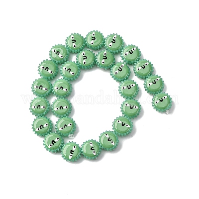 Бусины из стеклянной эмали LAMP-Q045-01E-1