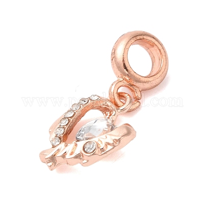 Подвеска из сплава с кристаллами и стразами в европейском стиле PALLOY-S189-36RG-1