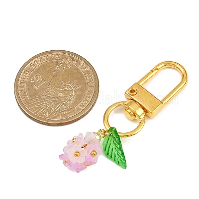 12шт. подвесные украшения из акриловых цветов HJEW-JM04145-1