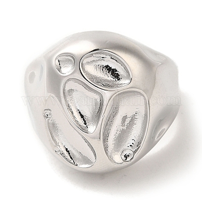 Стойки с покрытием латунные кольца манжеты RJEW-H228-19P-1