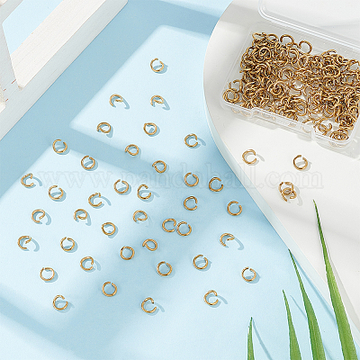 Ионное покрытие (ip) 304 нержавеющая сталь открытые соединительные кольца STAS-UN0062-34G-01-1