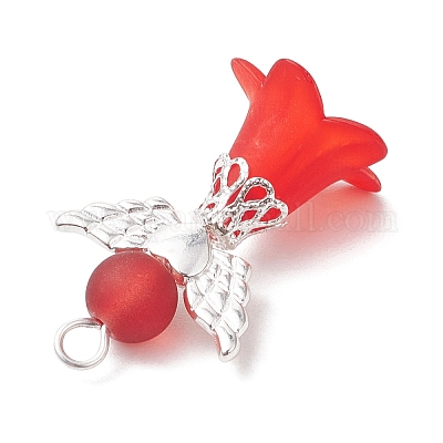 8 шт. непрозрачные акриловые и стеклянные подвески PALLOY-JF04083-1