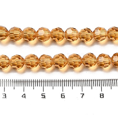 Прозрачные стеклянные бусины EGLA-A035-T8mm-D17-1