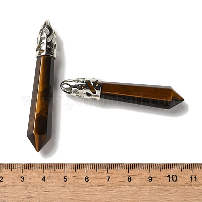 Естественно тигровый глаз отметил большие кулоны G-Z055-01P-17-1