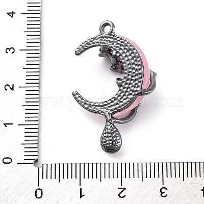 Подвески из сплава и страза PALLOY-V002-04B-02-1