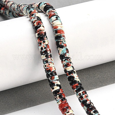 Синтетические бирюзовые бусины G-H060-02B-08-1