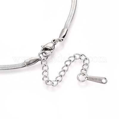 Цепочки-ёлочки из нержавеющей стали 304 толщиной 2.5 мм NJEW-N058-01A-P-1