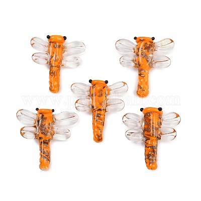 Прозрачные бусины лэмпворк FOIL-I017-01A-1