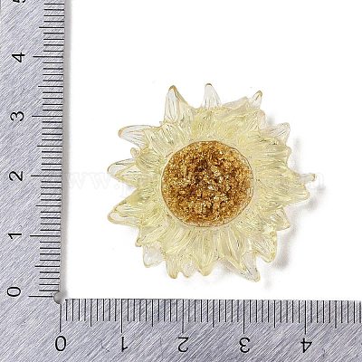 Подвески из полупрозрачной смолы RESI-R449-01B-1