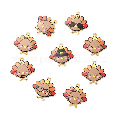 Милые подвески из сплава с принтом ENAM-L040-002A-1